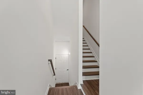 a view of entryway with stairs