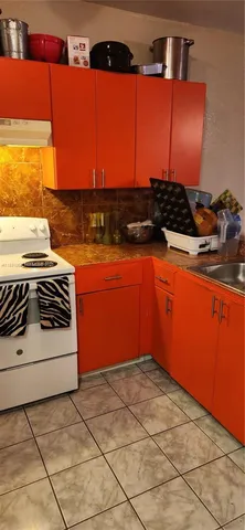 a kitchen with an oven