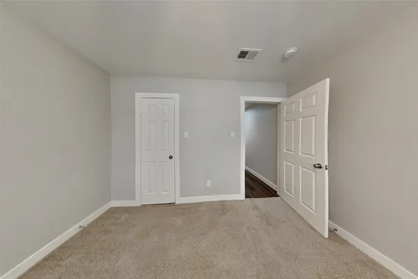 a view of an empty room