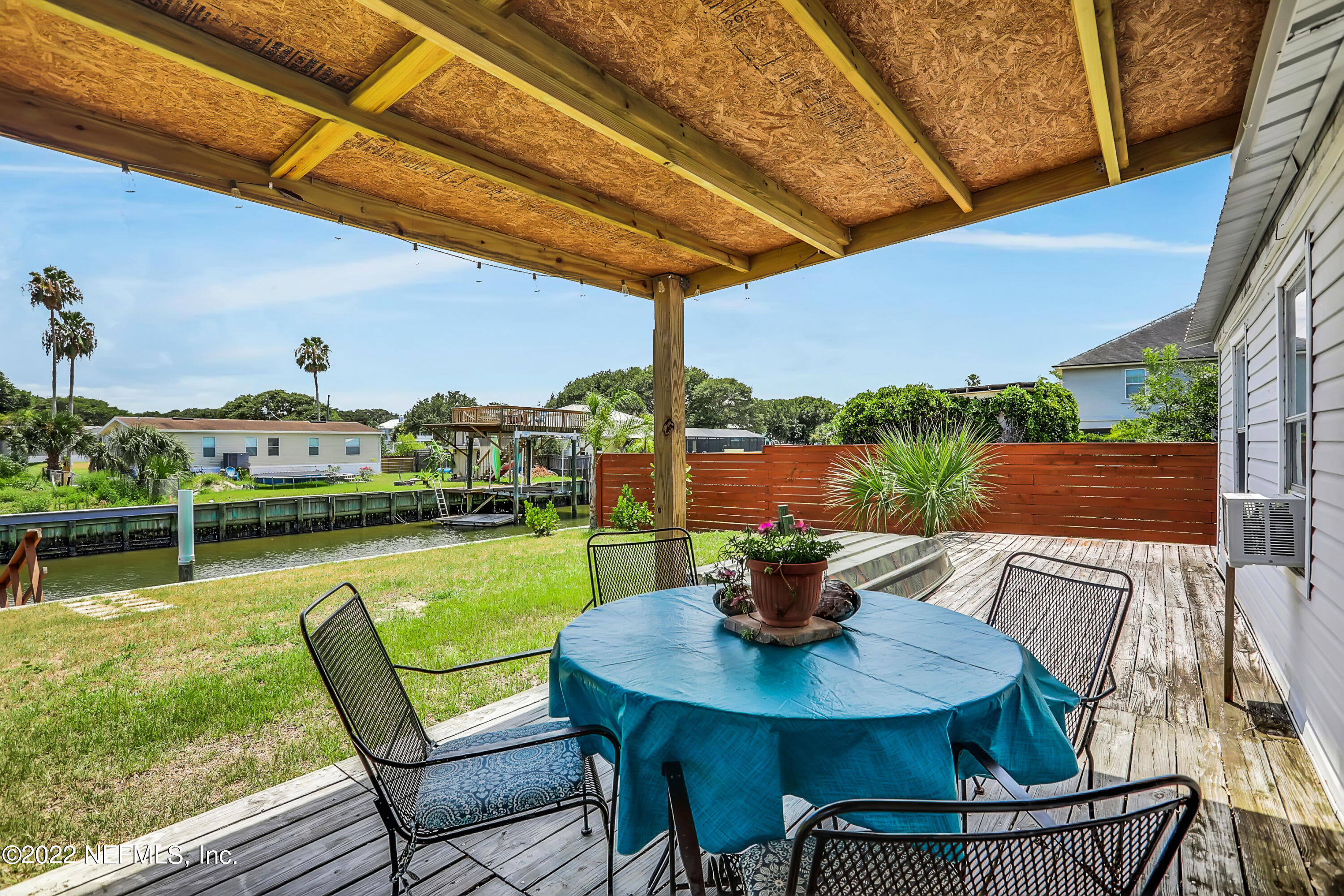 255 Villa Verda Road St. Augustine, FL 32080 - Photo 12 of 36 a view of yard from deck with patio
