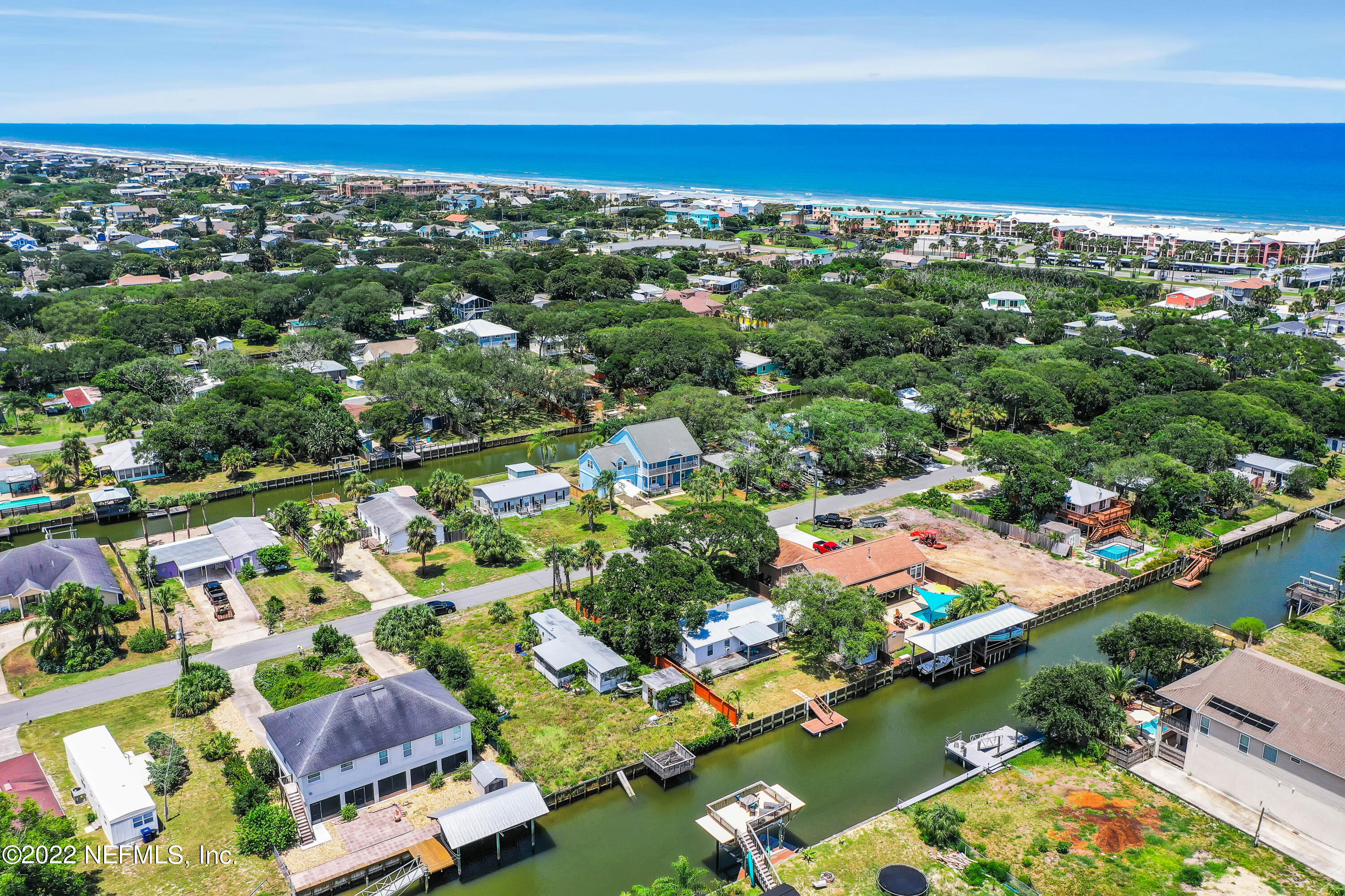 255 Villa Verda Road St. Augustine, FL 32080 - Photo 23 of 36 an aerial view of residential houses with outdoor space and swimming pool