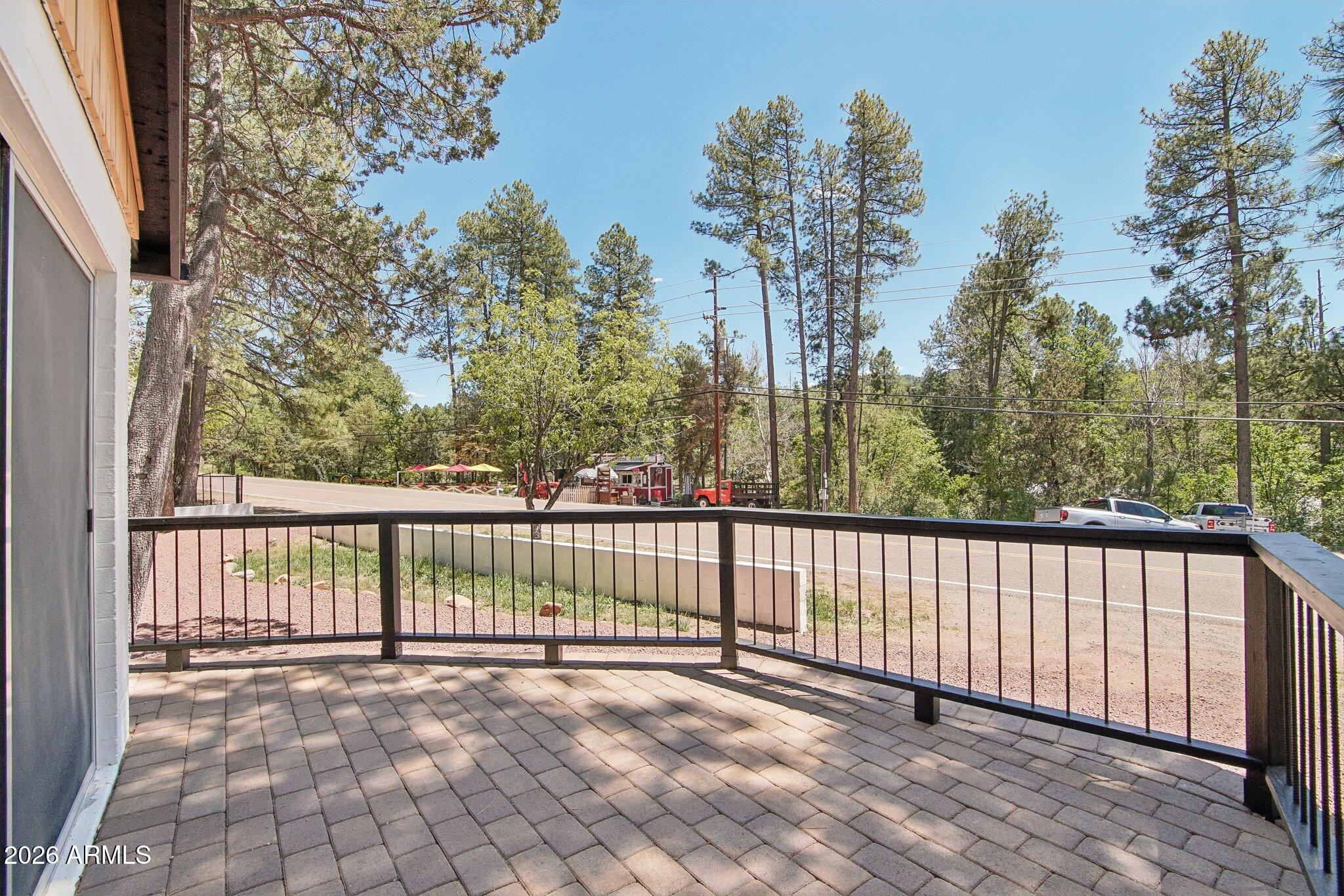 8324 Fossil Creek Road Pine, AZ 85544 - Photo 5 of 29 a view of a street view from a balcony
