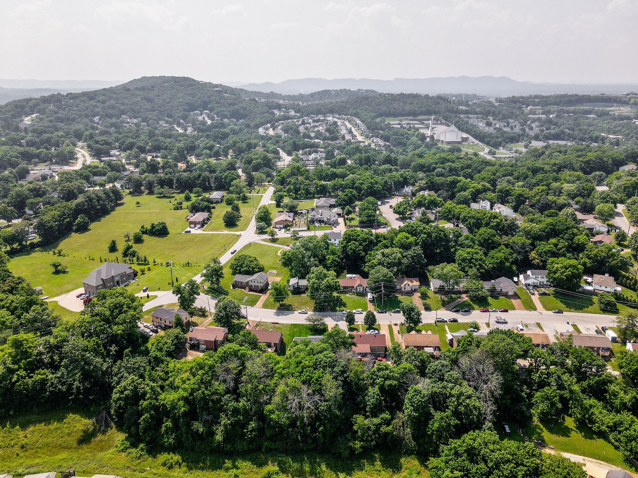 1755 Red Jacket Drive Antioch, TN 37013 - Photo 37 of 37 an aerial view of a city with lots of residential buildings