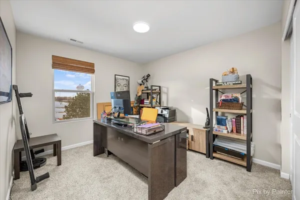 a room with furniture and window
