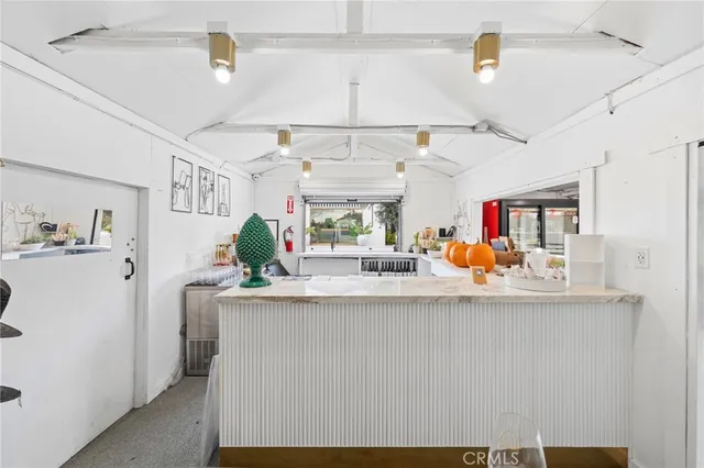 a view of an ocean and beach