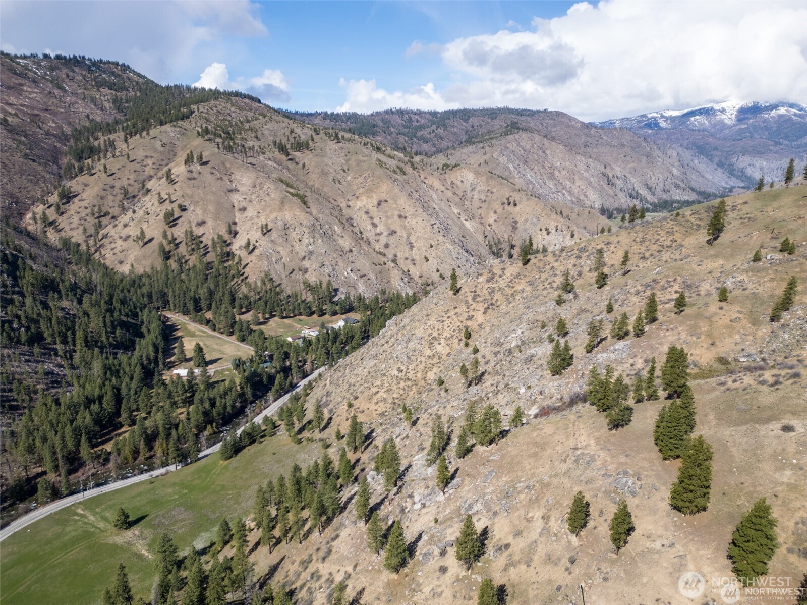 12 Entiat River Road Entiat, WA 98822 - Photo 20 of 22 a view of a dry field with mountains in the background