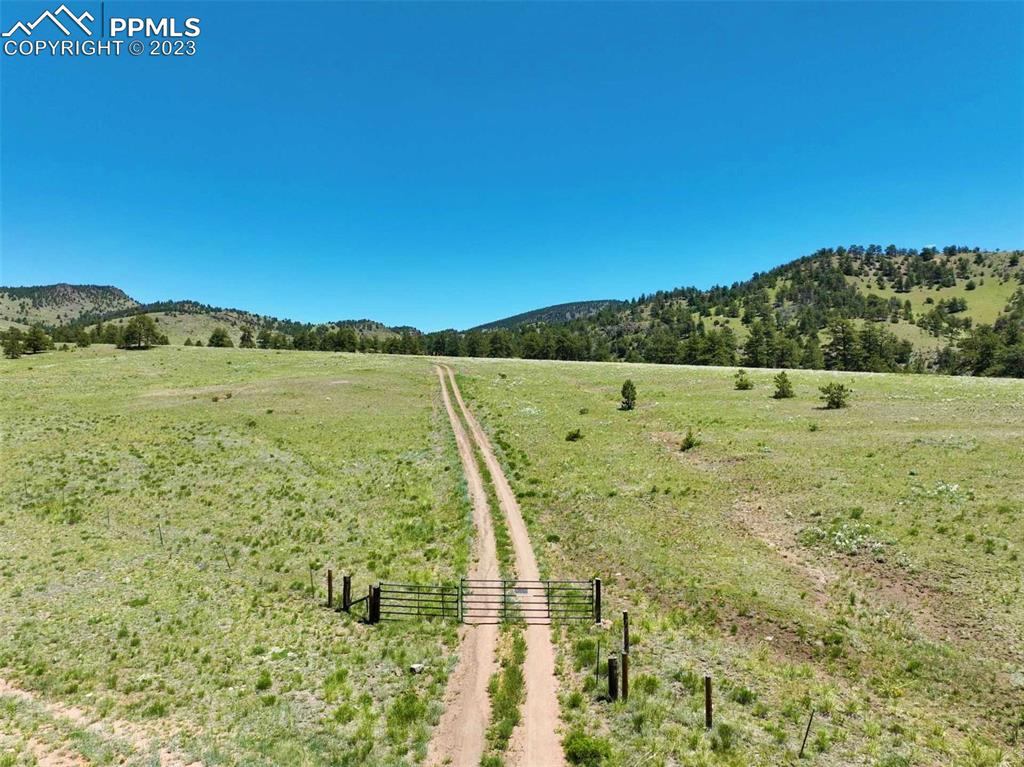 Elk Mountain Road Guffey, CO 80820 - Photo 39 of 39 a view of a lake with a mountain in the background