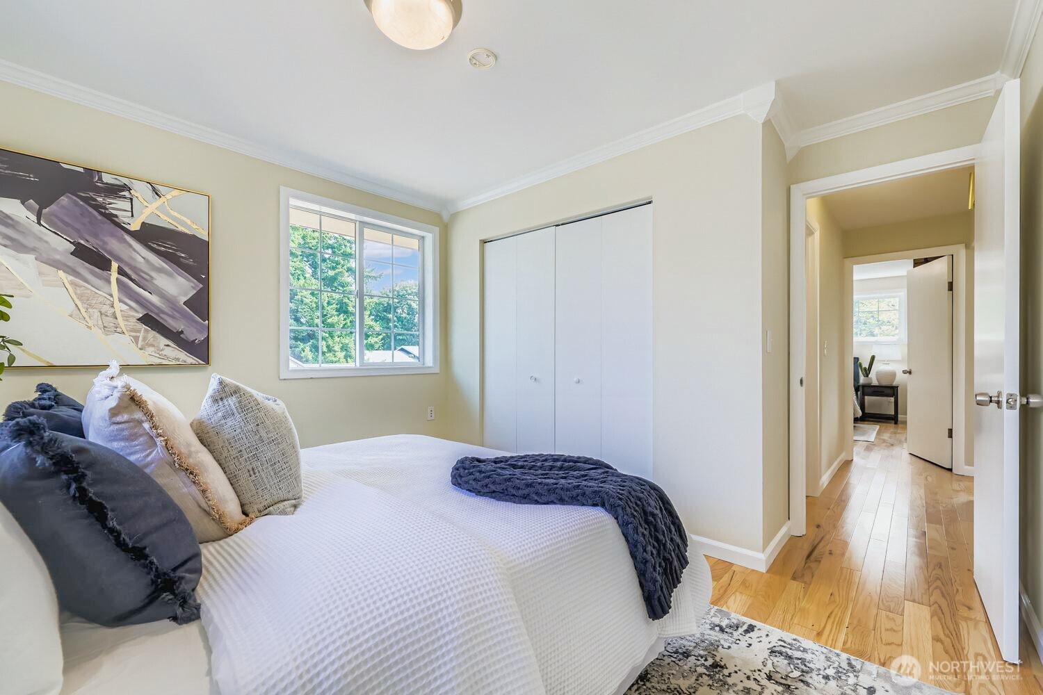 23001 Brier Road Brier, WA 98036 - Photo 13 of 28 a bedroom with a bed and a window