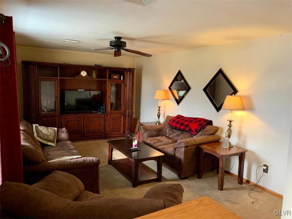 1330 Keller Road Wind Gap, PA 18091 - Photo 3 of 14 a living room with furniture and a flat screen tv