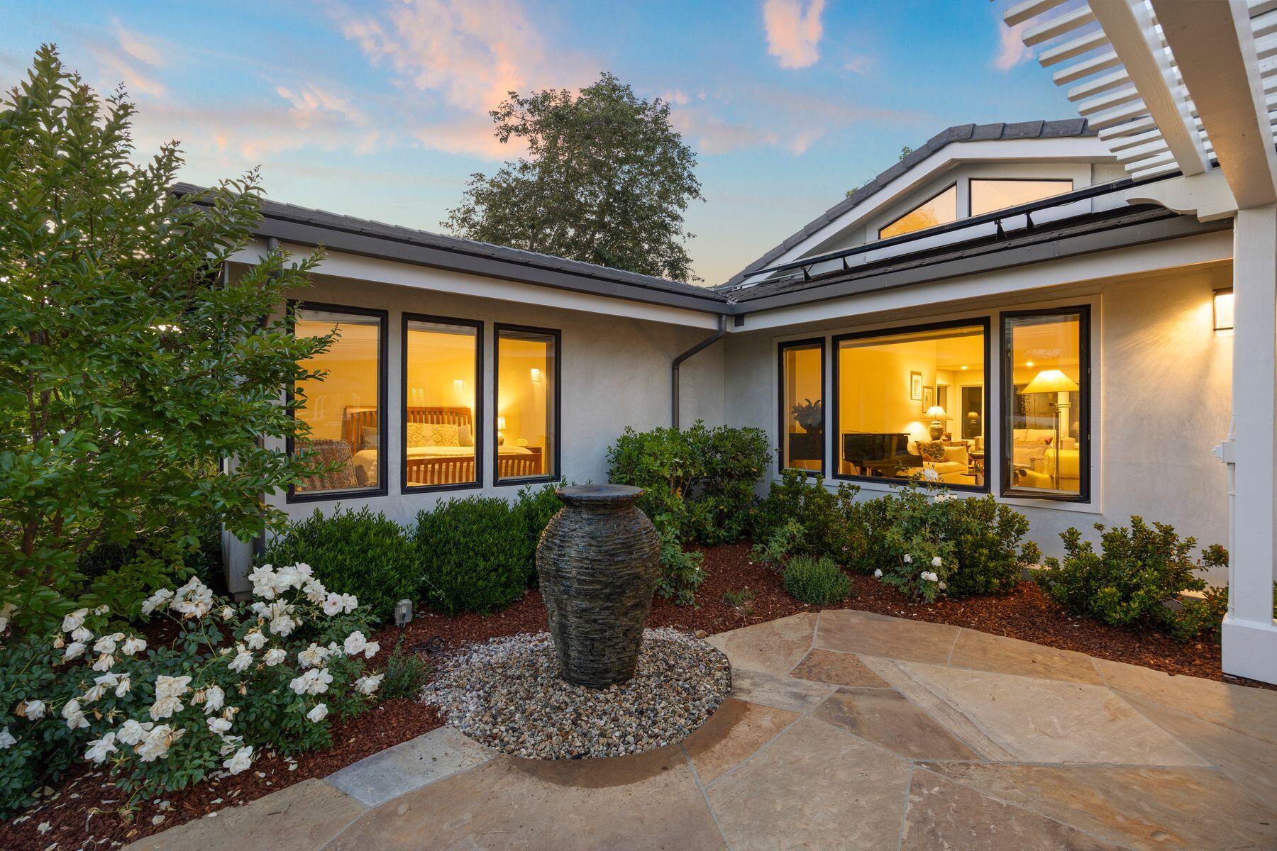 10929 Encino Drive Oak View, CA 93022 - Photo 26 of 50 a outdoor view of a house with a garden