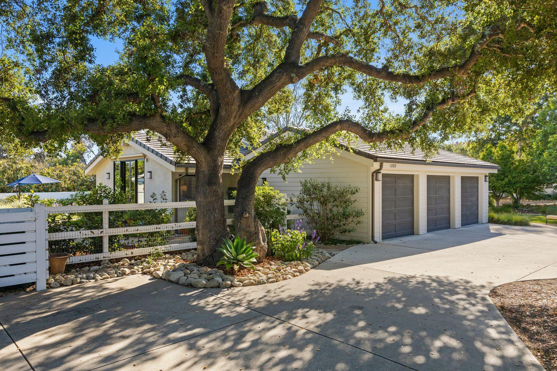 10929 Encino Drive Oak View, CA 93022 - Photo 36 of 50 a front view of a house with a garden