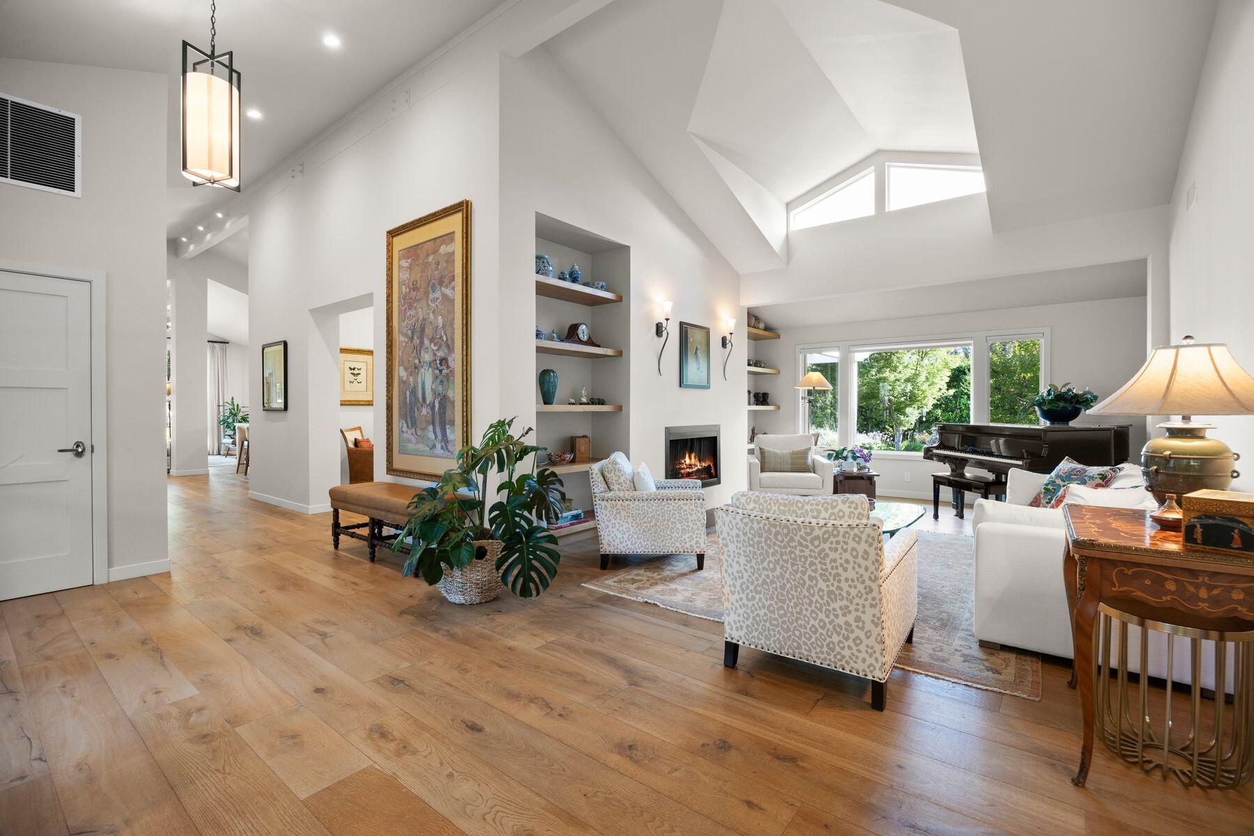 10929 Encino Drive Oak View, CA 93022 - Photo 9 of 50 a living room with furniture wooden floor and a chandelier