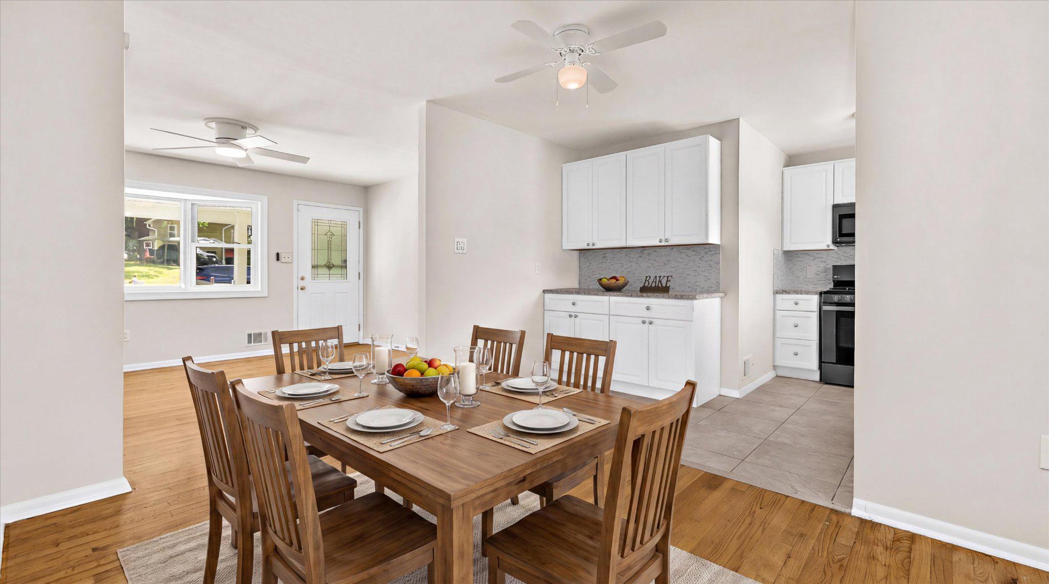 5822 Forest Hill Road Elkridge, MD 21075 - Photo 13 of 55 Bright, inviting dining space (virtually staged)
