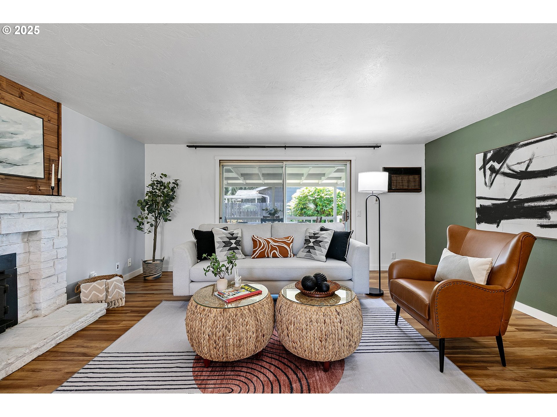 2378 11th Street Springfield, OR 97477 - Photo 15 of 38 a living room with furniture and a fireplace