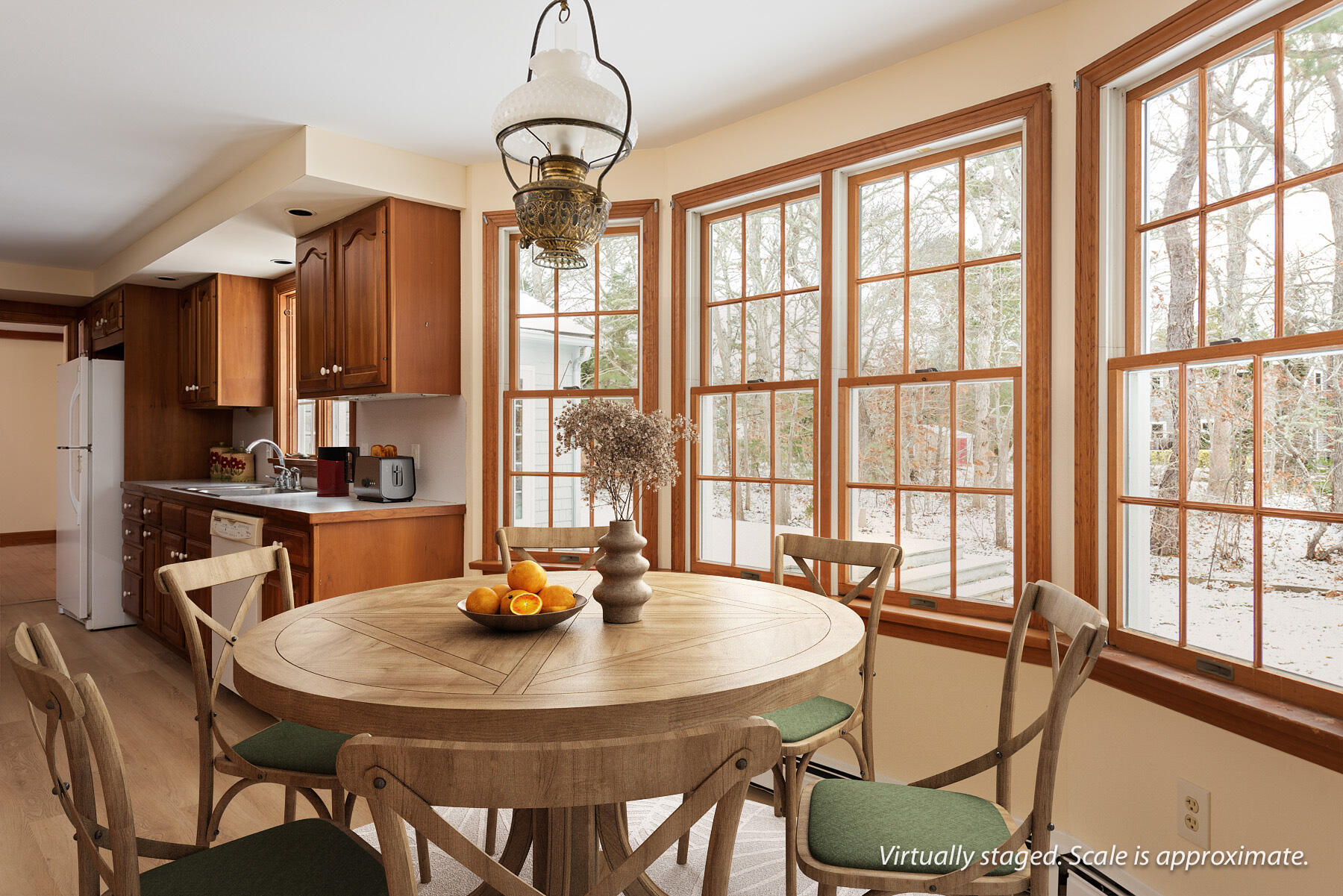 40 Baldwin Road Eastham, MA 02642 - Photo 26 of 37 a view of a dining room with furniture window and outside view