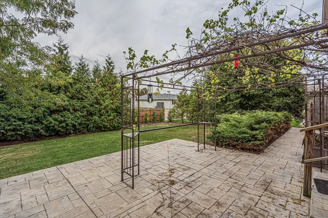 a view of a house with a door and wooden floor