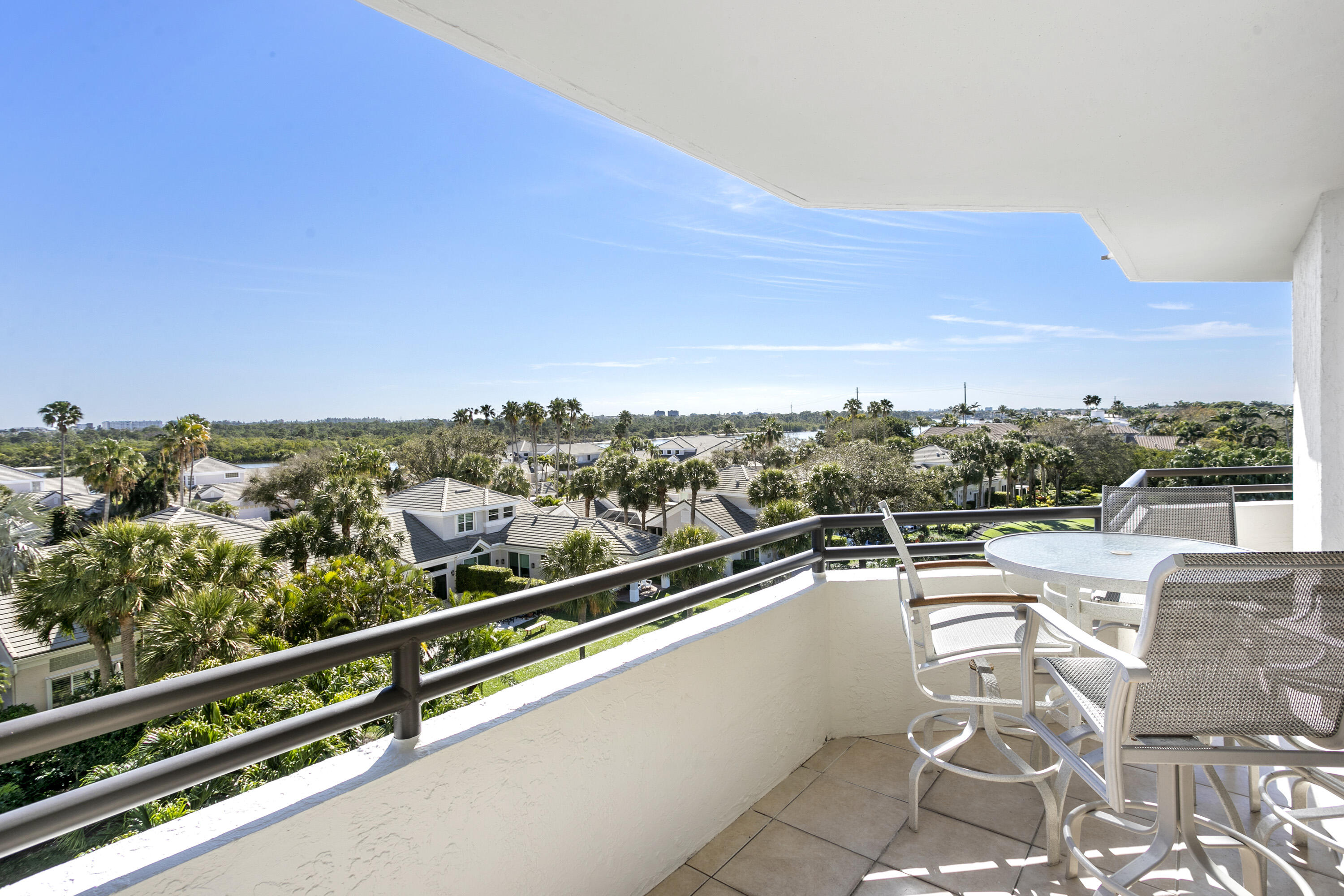 3322 Casseekey Island Road, Unit 504 Jupiter, FL 33477 - Photo 29 of 46 a view of a city from a balcony