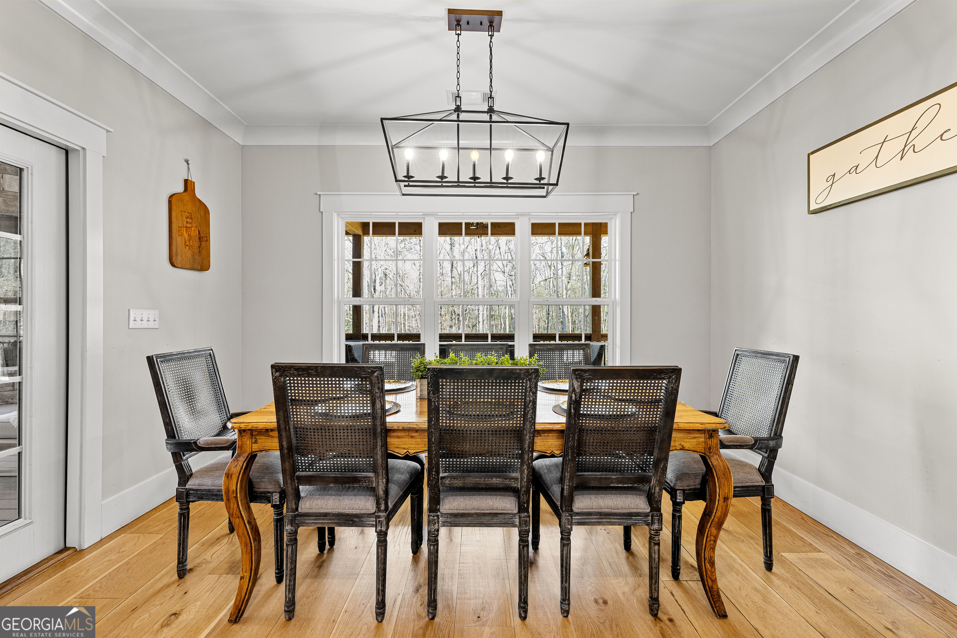 276 Davis Lake Road Thomaston, GA 30286 - Photo 29 of 108 a view of a dining room with furniture and window