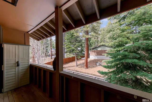 a view of outdoor space and deck