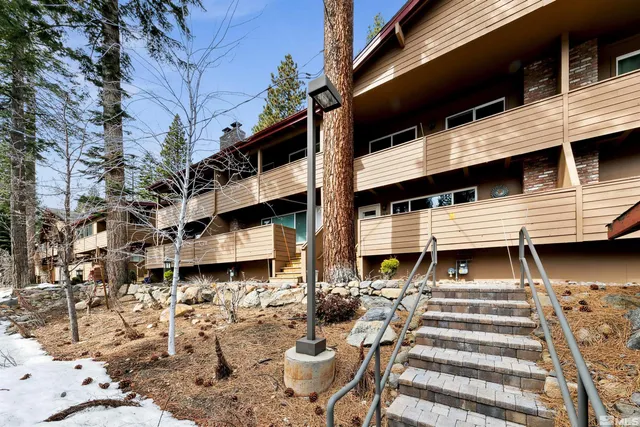 a view of a house with a balcony