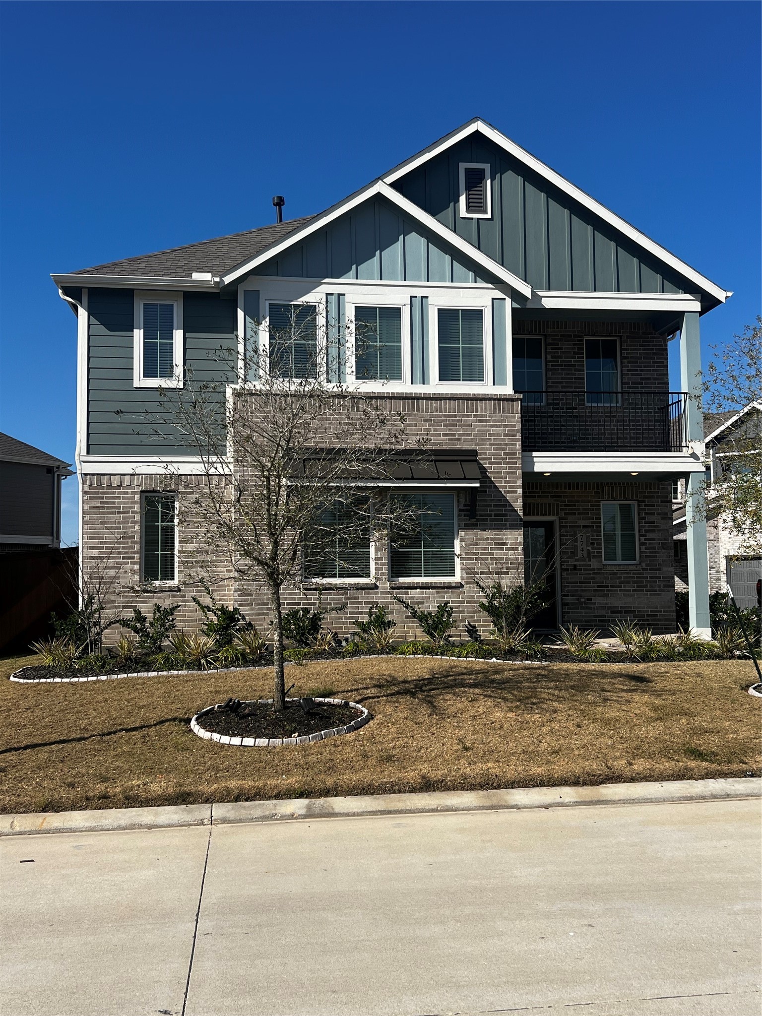 7743 Swooping Swallow Lane Katy, TX 77493 - Photo 8 of 45 a front view of a house with a yard