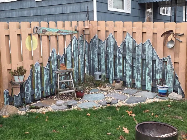 a front view of a house with garage