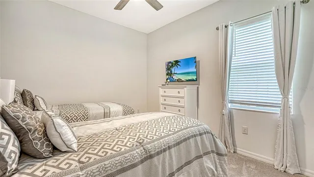 a view of a backyard with a garden