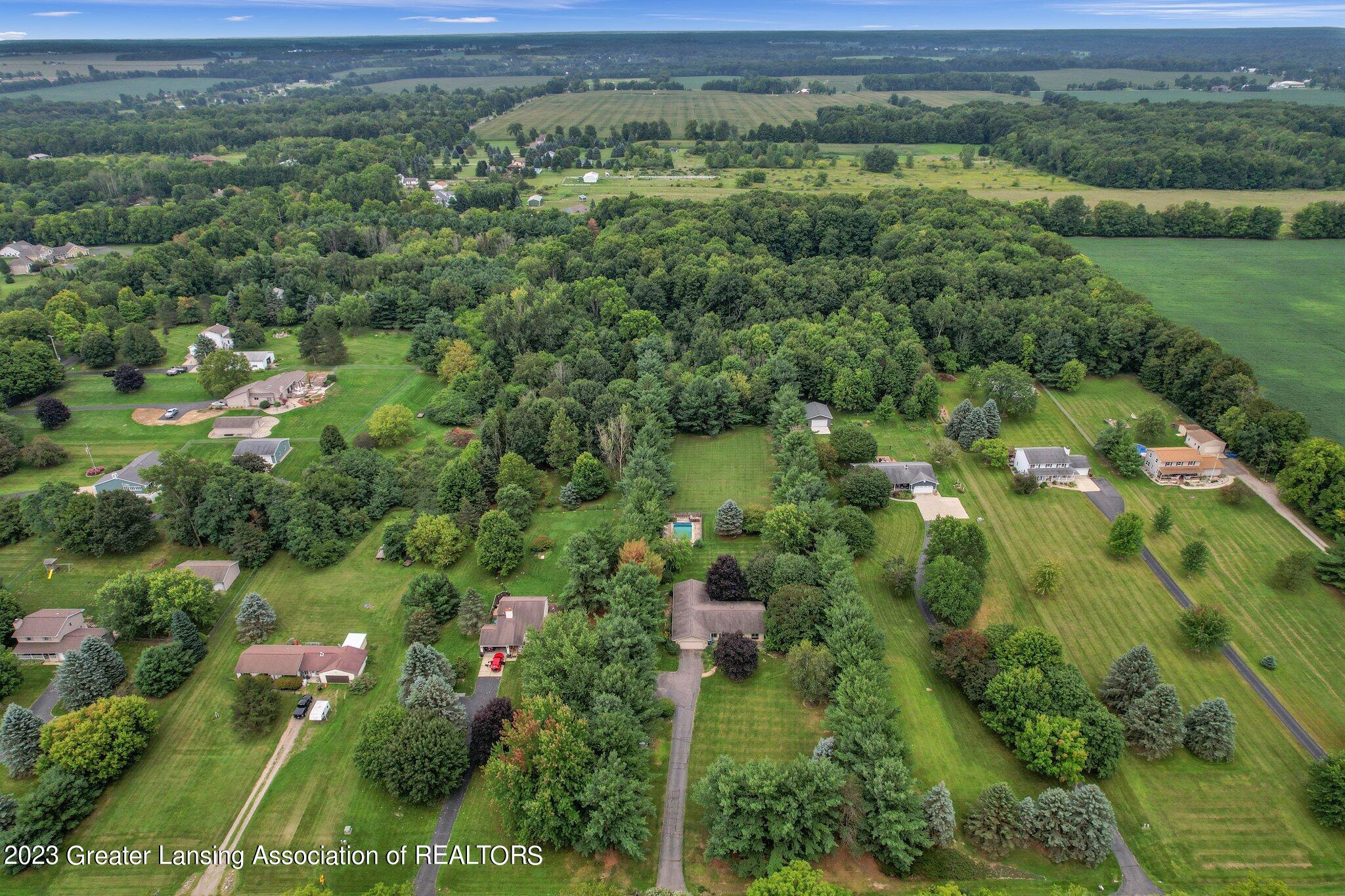 4073 Toles Road Mason, MI 48854 - Photo 40 of 51 Drone Shot