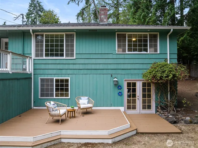 a view of a house with patio