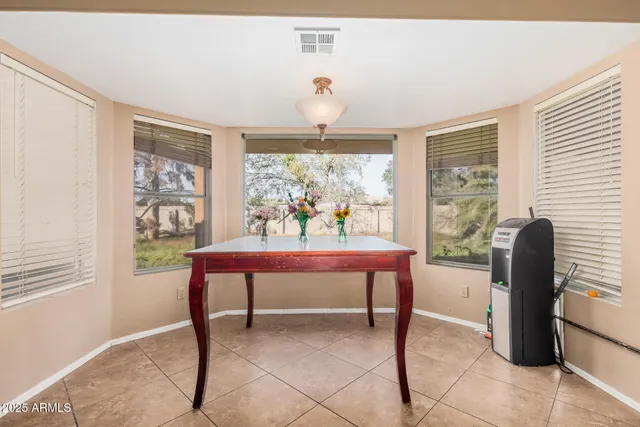 a view of a livingroom with furniture