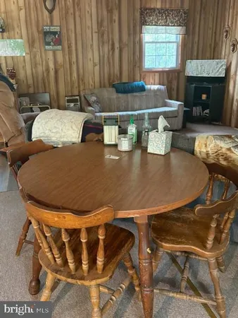 a living room with a couch and furniture