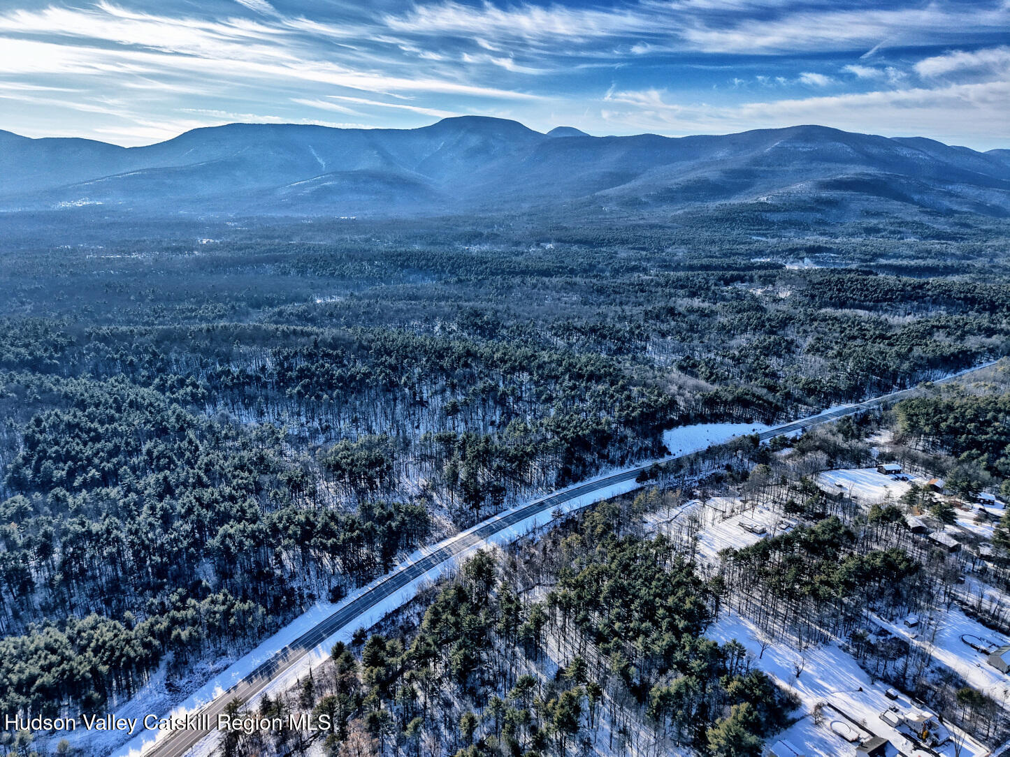 42 Old Rte 23 Cairo, NY 12413 - Photo 17 of 69 a view of a dry yard with mountain and trees