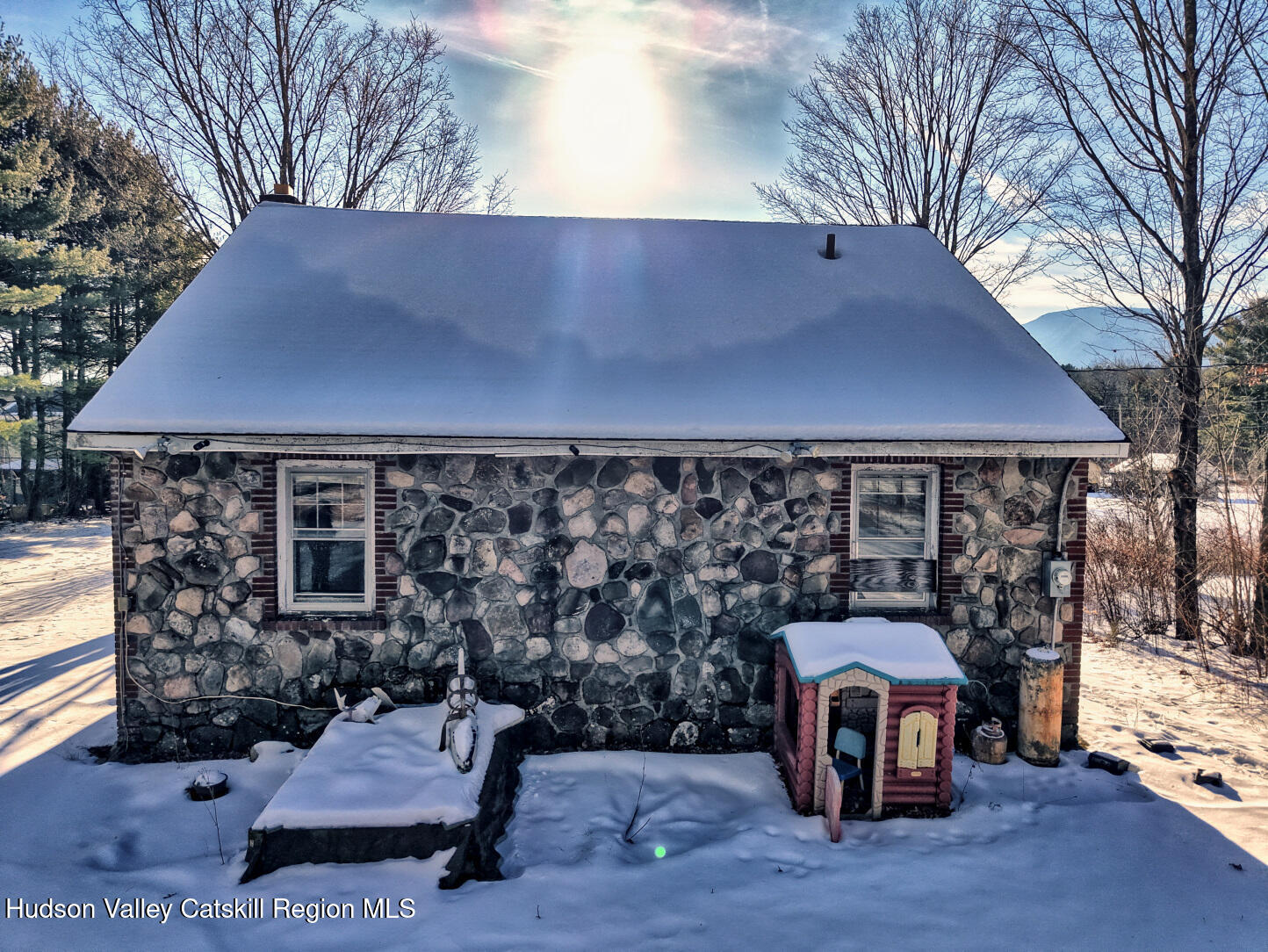 42 Old Rte 23 Cairo, NY 12413 - Photo 10 of 69 a backyard of a house with table and chairs