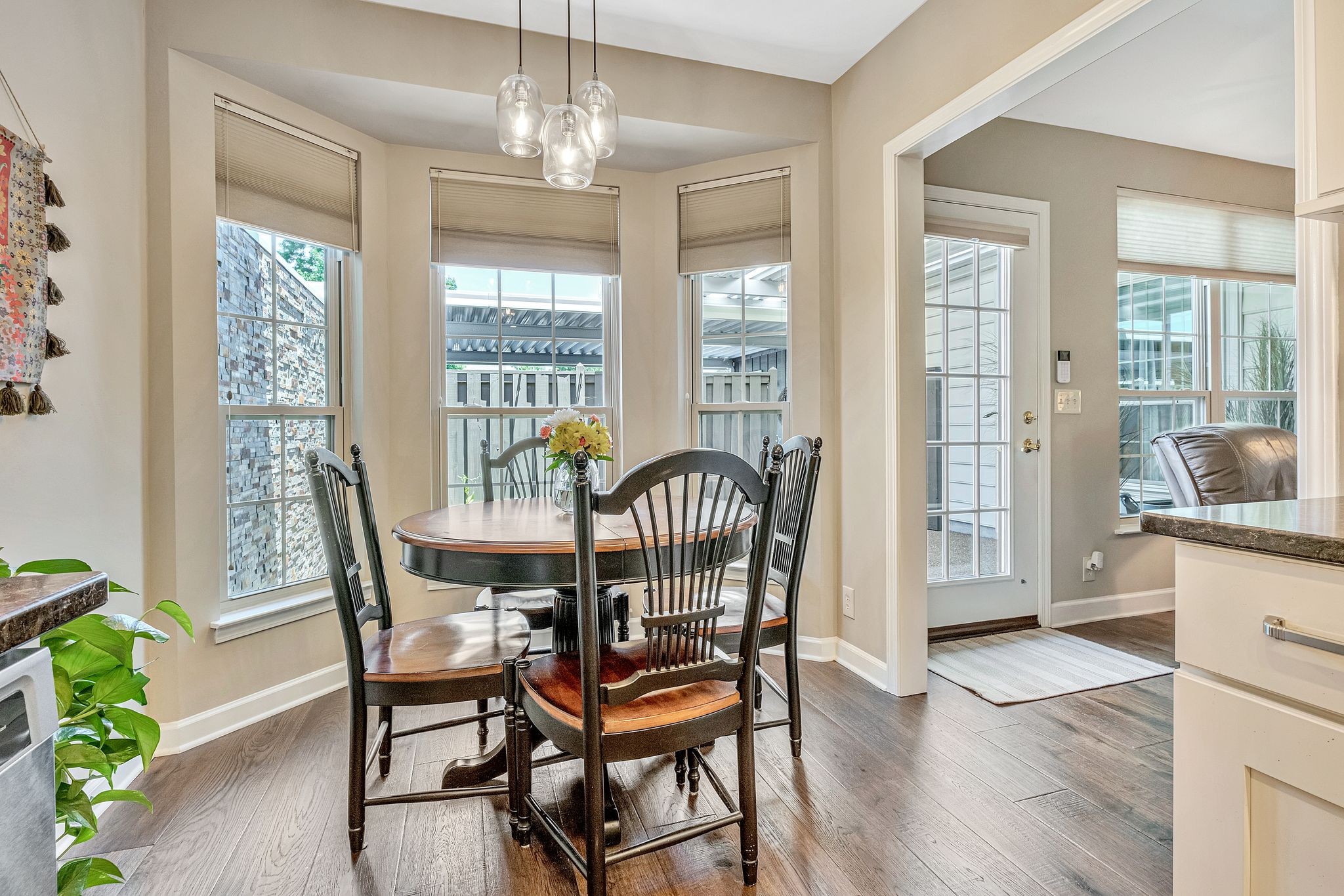 529 General George Patton Road Nashville, TN 37221 - Photo 12 of 28 a view of a dining room with furniture window and wooden floor