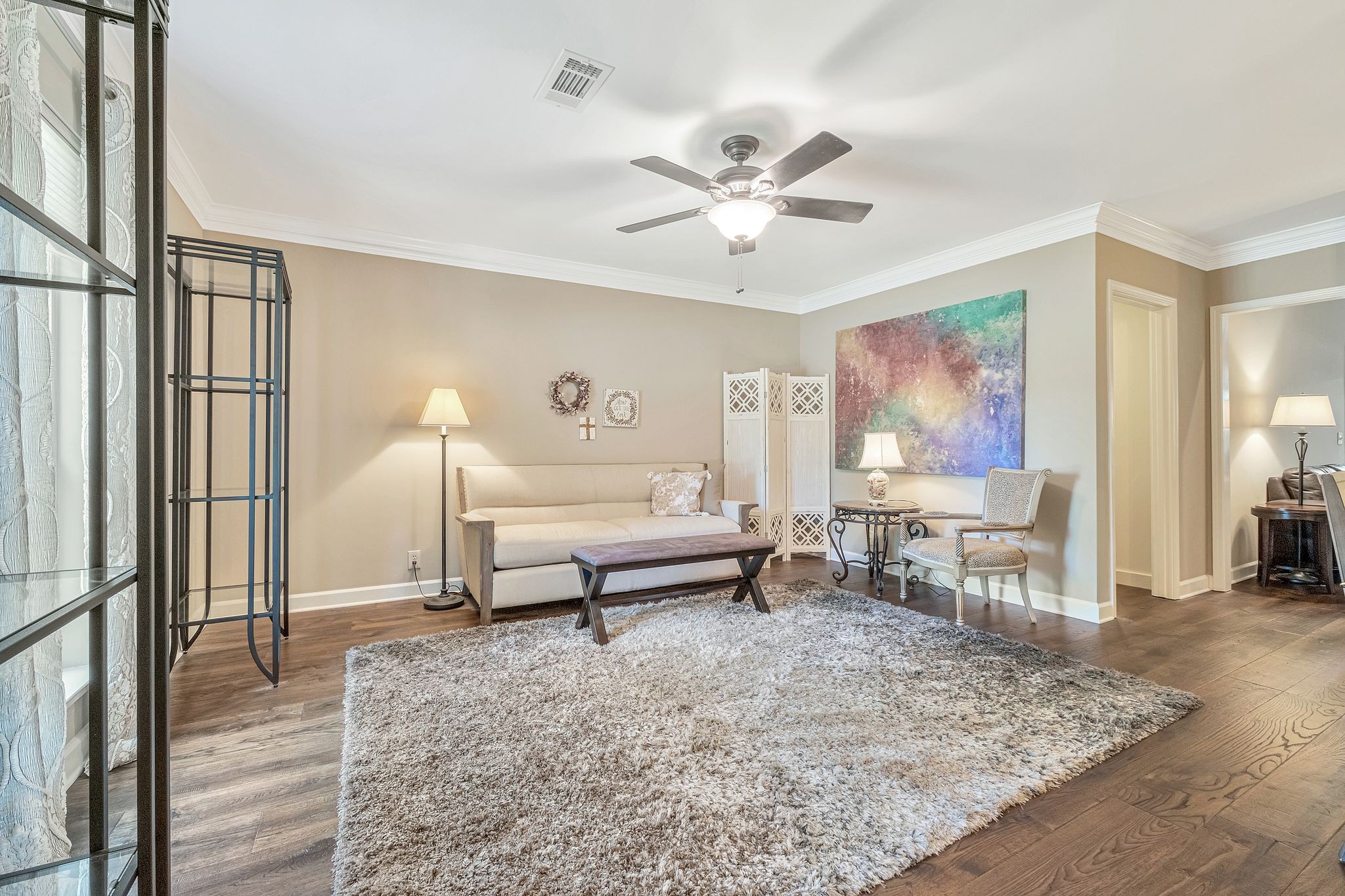 529 General George Patton Road Nashville, TN 37221 - Photo 6 of 28 a living room with furniture a table and wooden floor