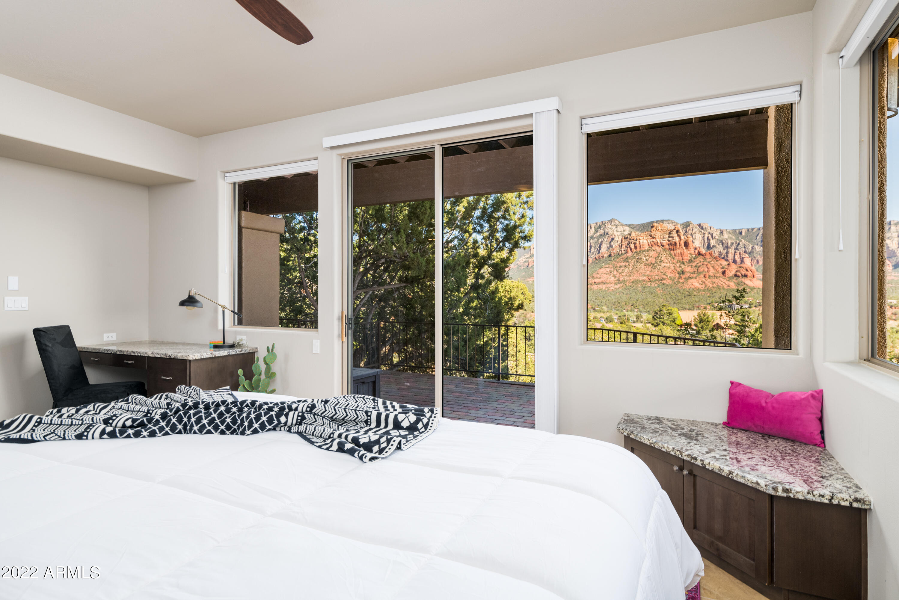 170 Kashmir Road Sedona, AZ 86336 - Photo 26 of 35 Views From 3rd Bedroom En-Suite