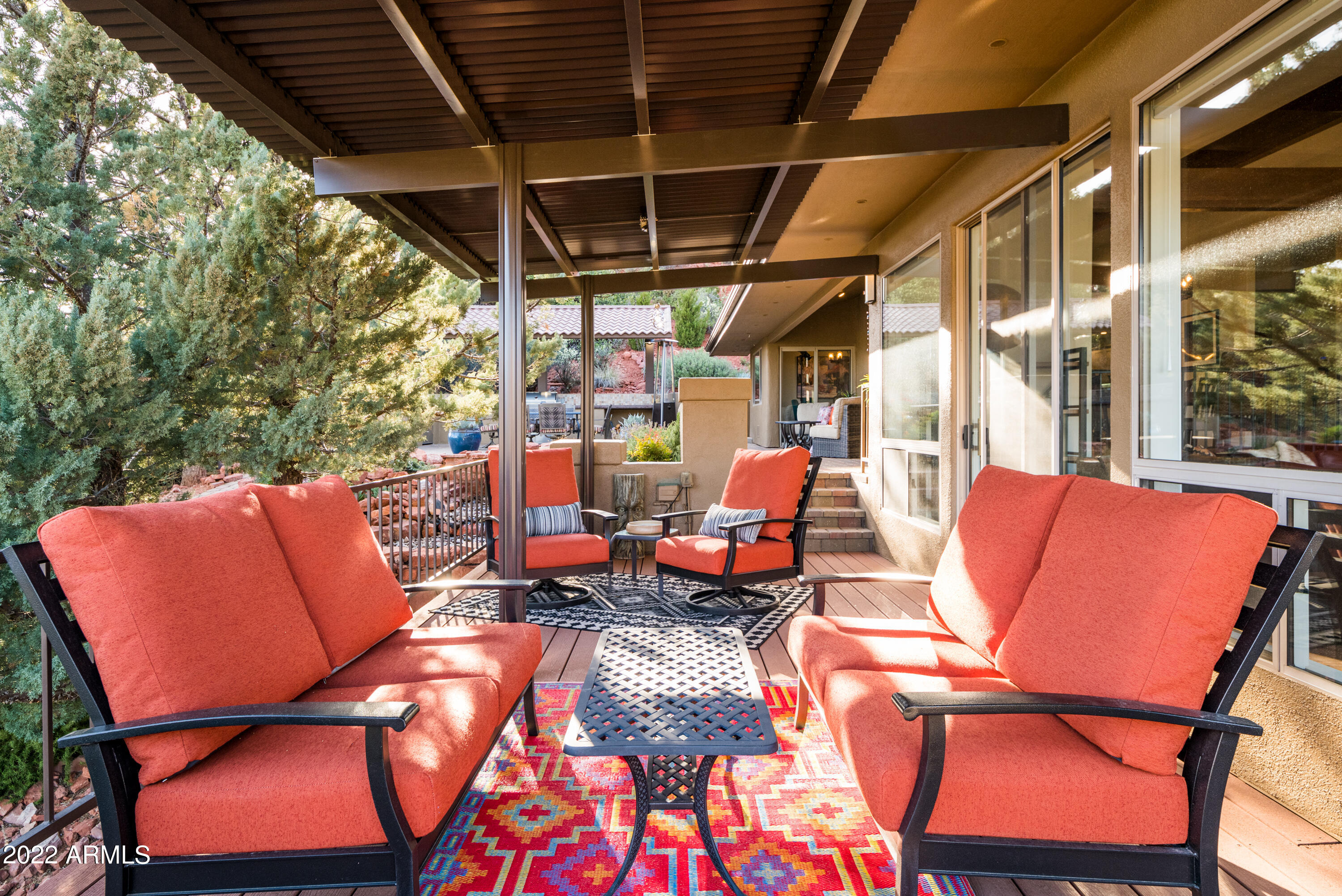 170 Kashmir Road Sedona, AZ 86336 - Photo 33 of 35 Intimate Covered Patio