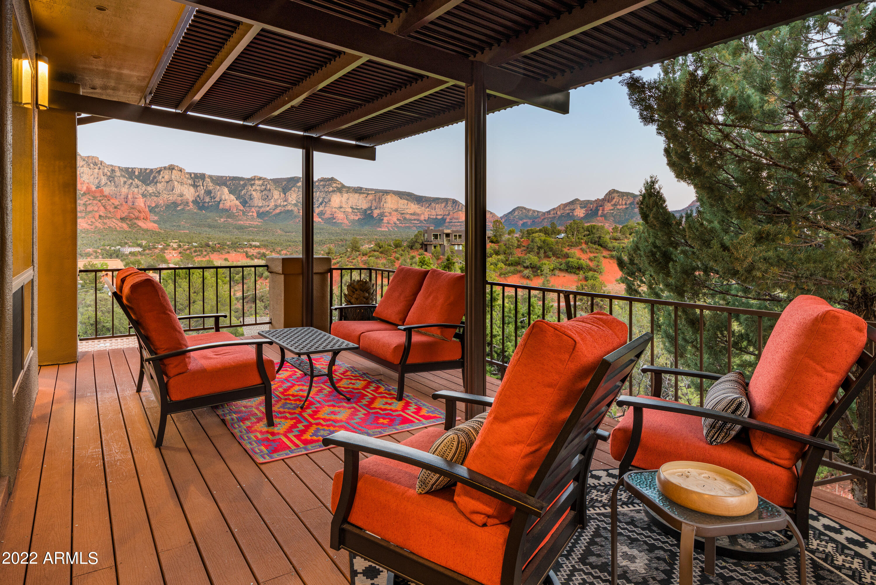 170 Kashmir Road Sedona, AZ 86336 - Photo 7 of 35 Deck With Electric Patio Cover