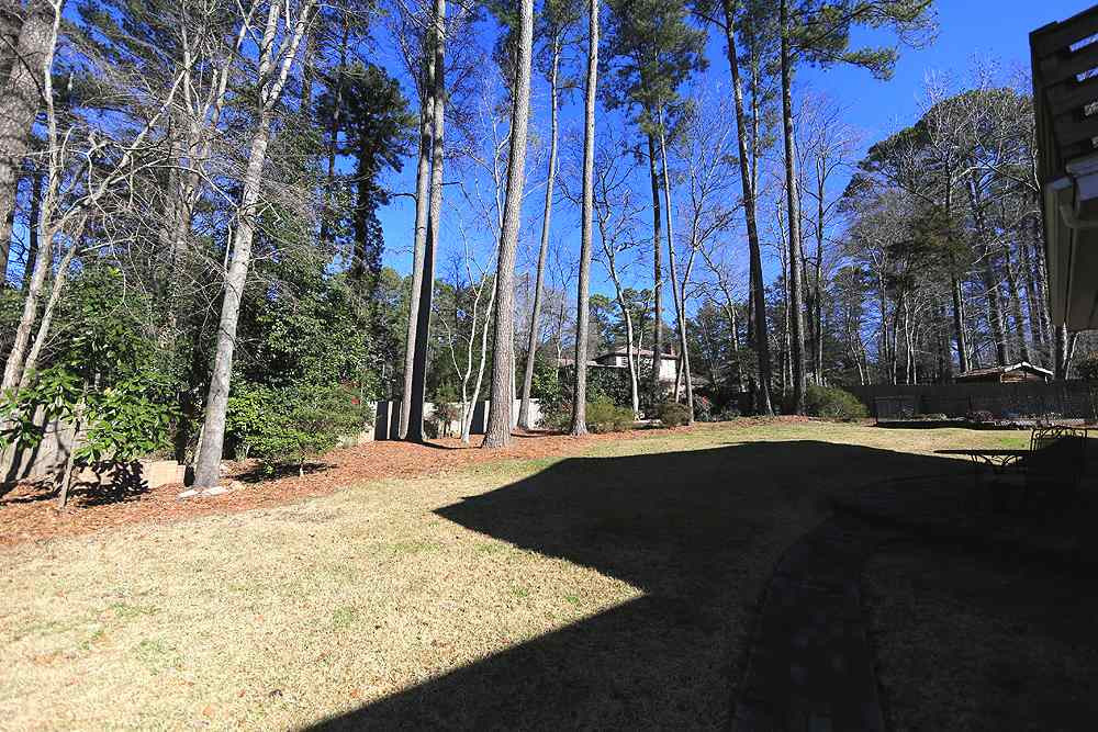 4305 Oak Park Road Raleigh, NC 27612 - Photo 17 of 18 .42 acre lot. Good sized back yard for play / relax / privacy. Backyard