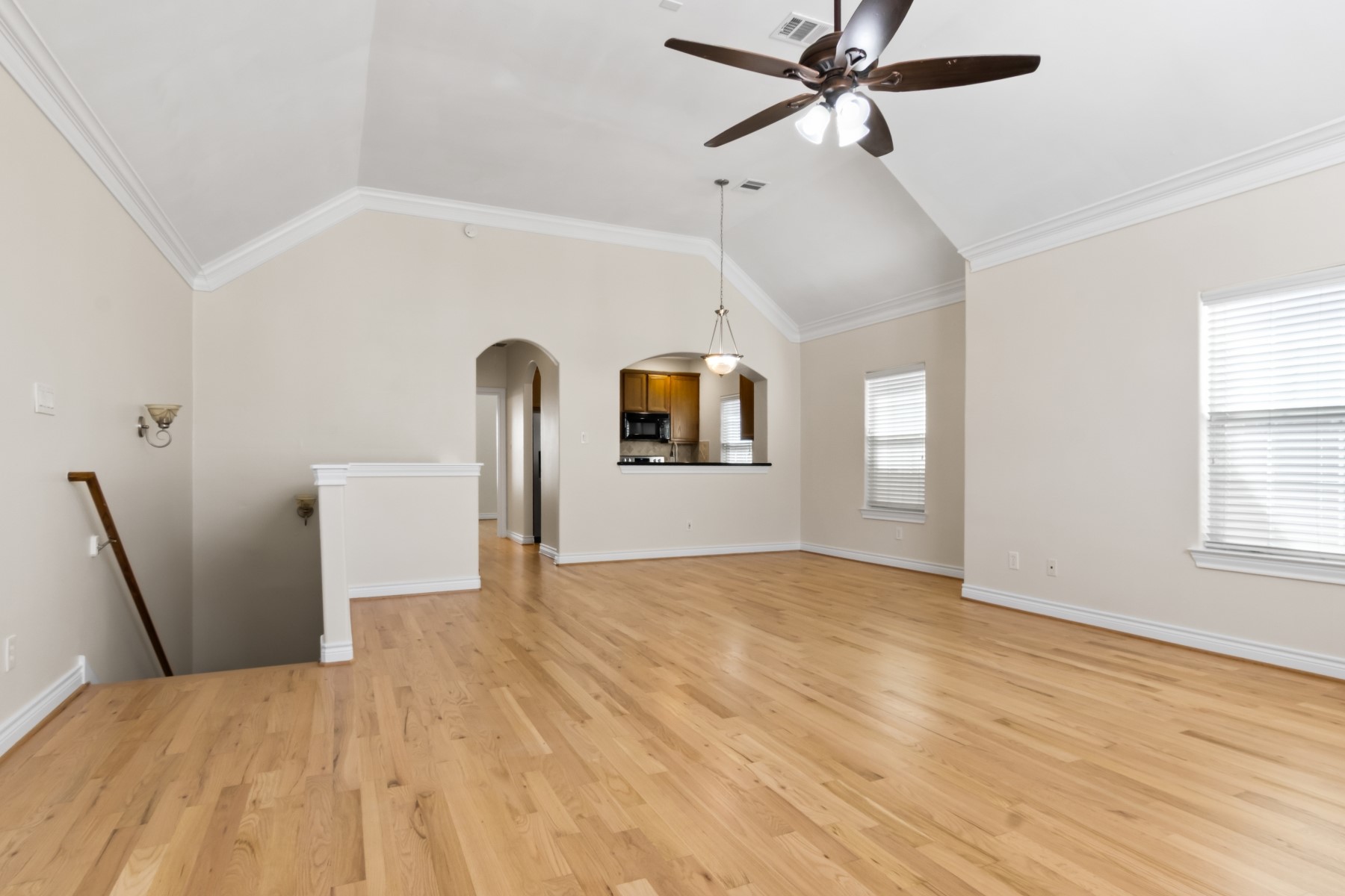 2917 Clinton Drive Houston, TX 77020 - Photo 14 of 24 a view of a livingroom with a staircase