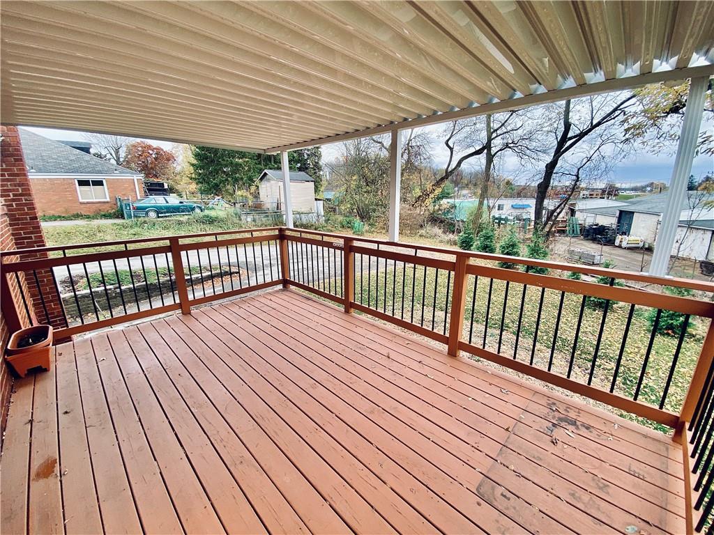 206 Streets Run Road Pittsburgh, PA 15236 - Photo 18 of 22 Newer covered rear deck.