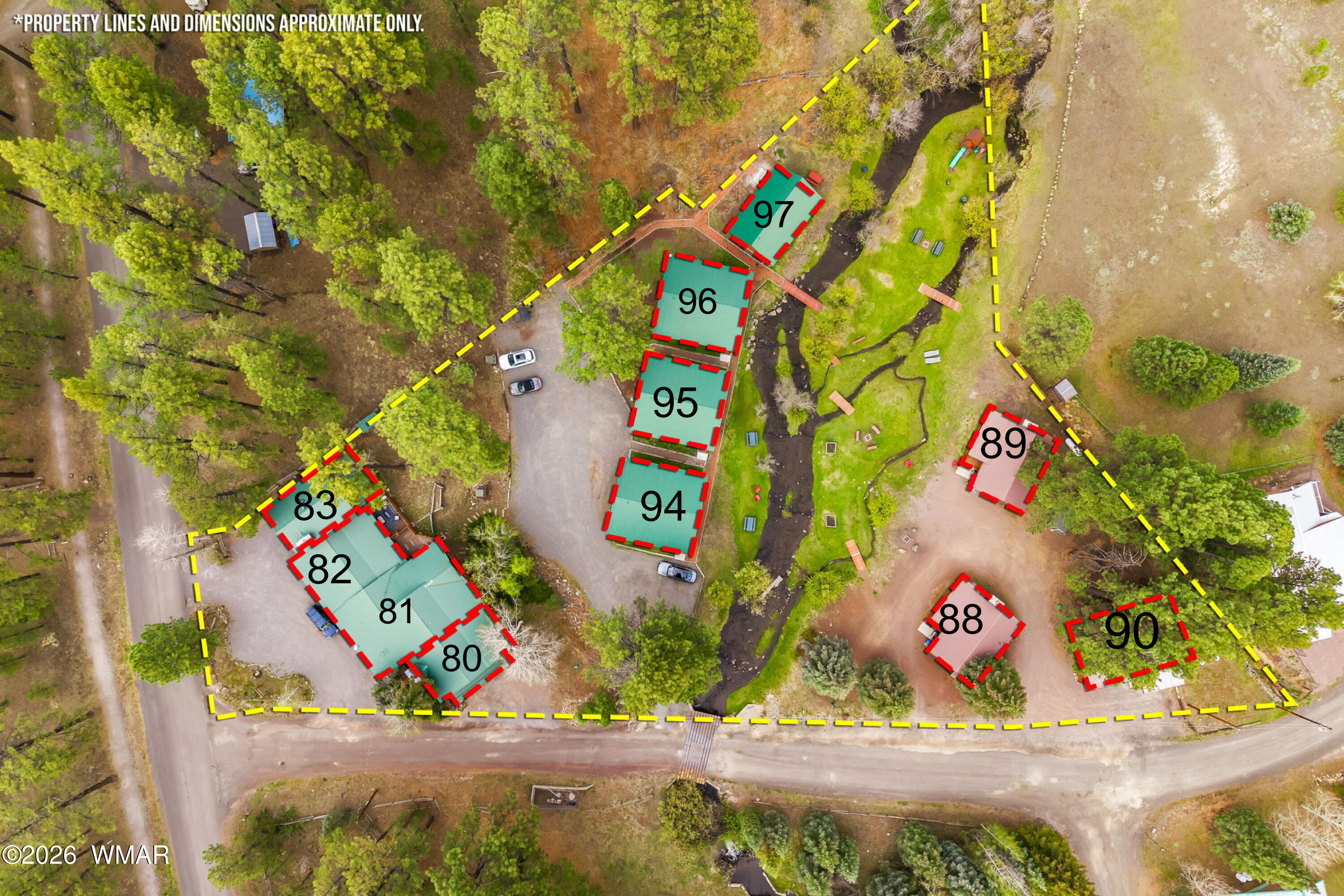 95 Rohrer Road Greer, AZ 85927 - Photo 2 of 17 4 SEASONS AERIAL TEXT