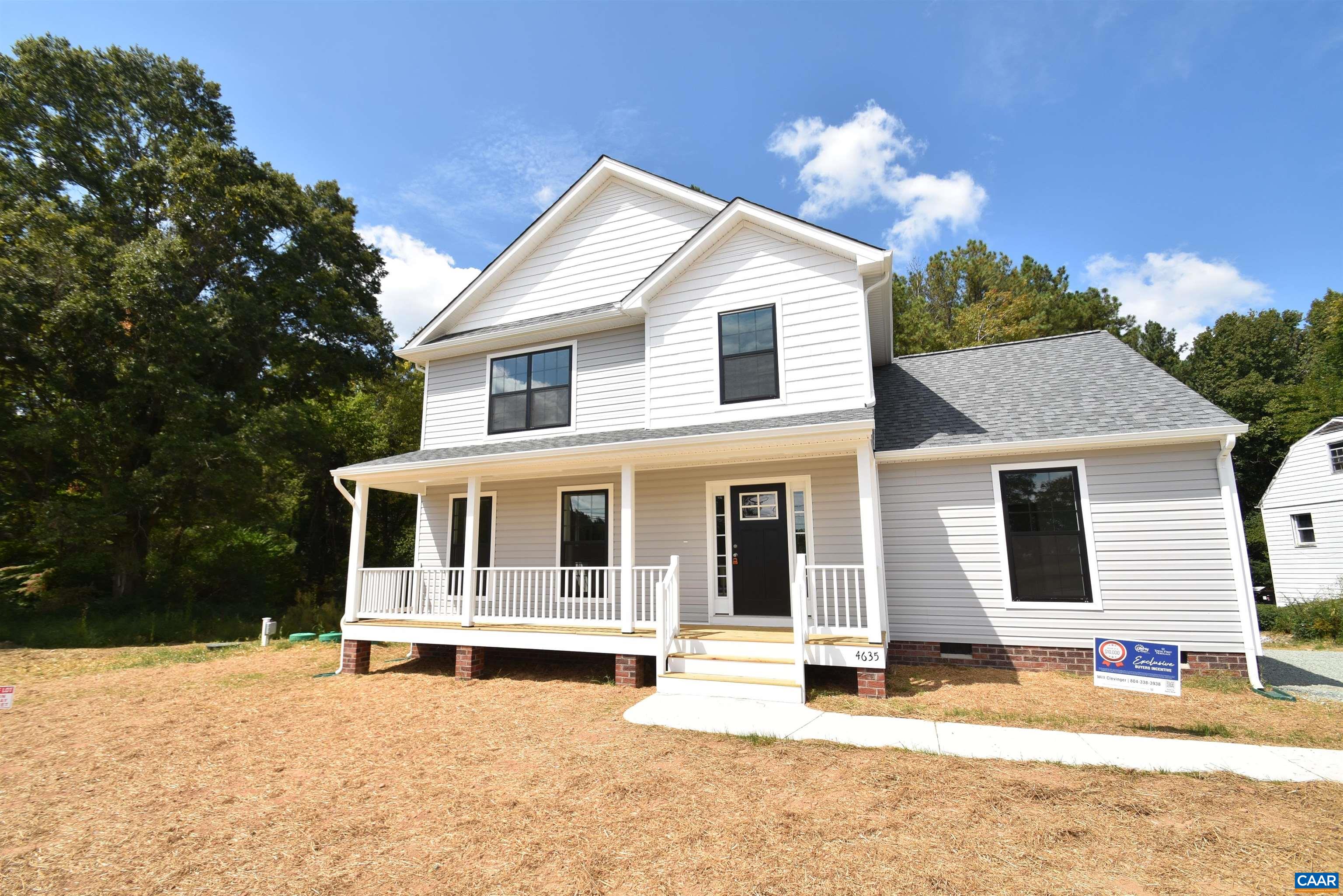 4635 James Madison Highway Fork Union, VA 23055 - Photo 2 of 22 a front view of a house with a yard