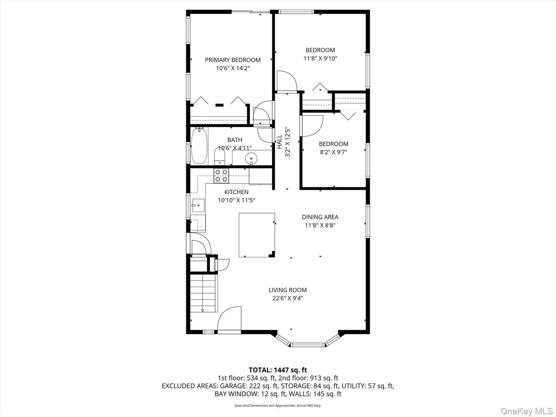 126 Walnut Road Kings Park, NY 11754 - Photo 32 of 33 a picture of a floor plan