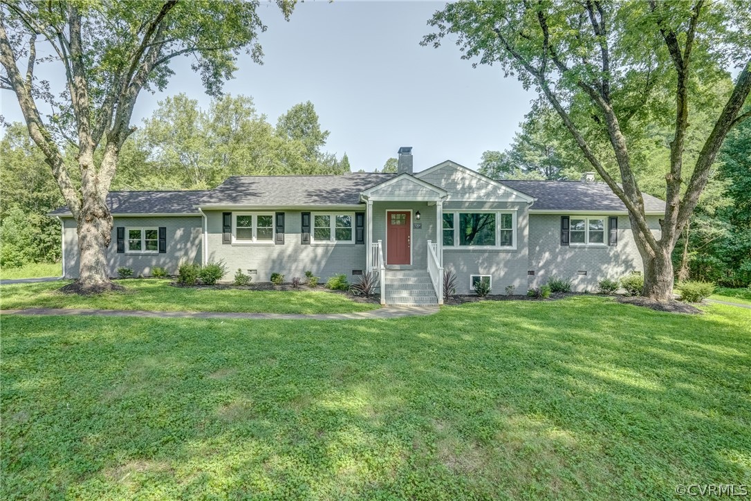 5304 River Road West Goochland, VA 23063 - Photo 1 of 47 a front view of house with yard and green space