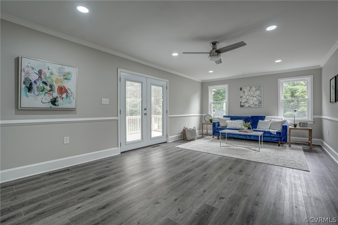 5304 River Road West Goochland, VA 23063 - Photo 30 of 47 a living room with furniture and wooden floor