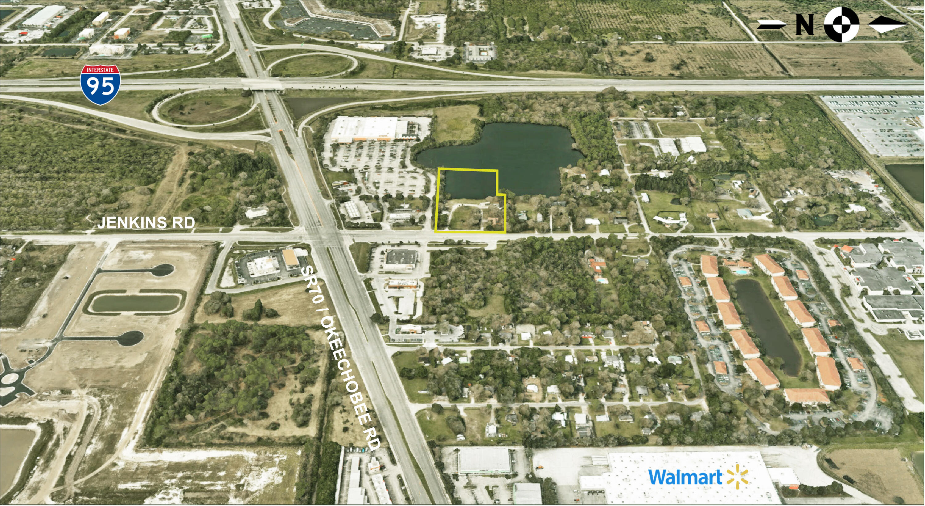2511 South Jenkins Road Fort Pierce, FL 34947 - Photo 3 of 9 Aerial to W w markup