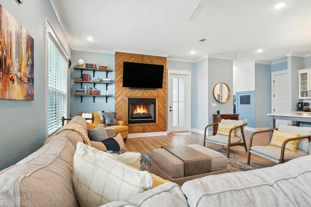 a bathroom with a sink vanity and mirror