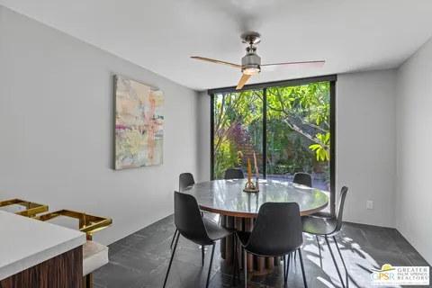 a room with furniture and window