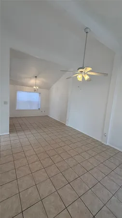 a view of a garage